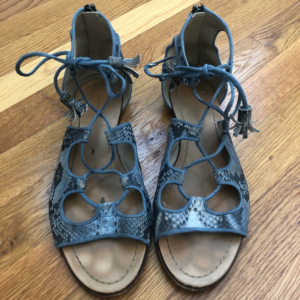 Zara gladiator sandals size 40